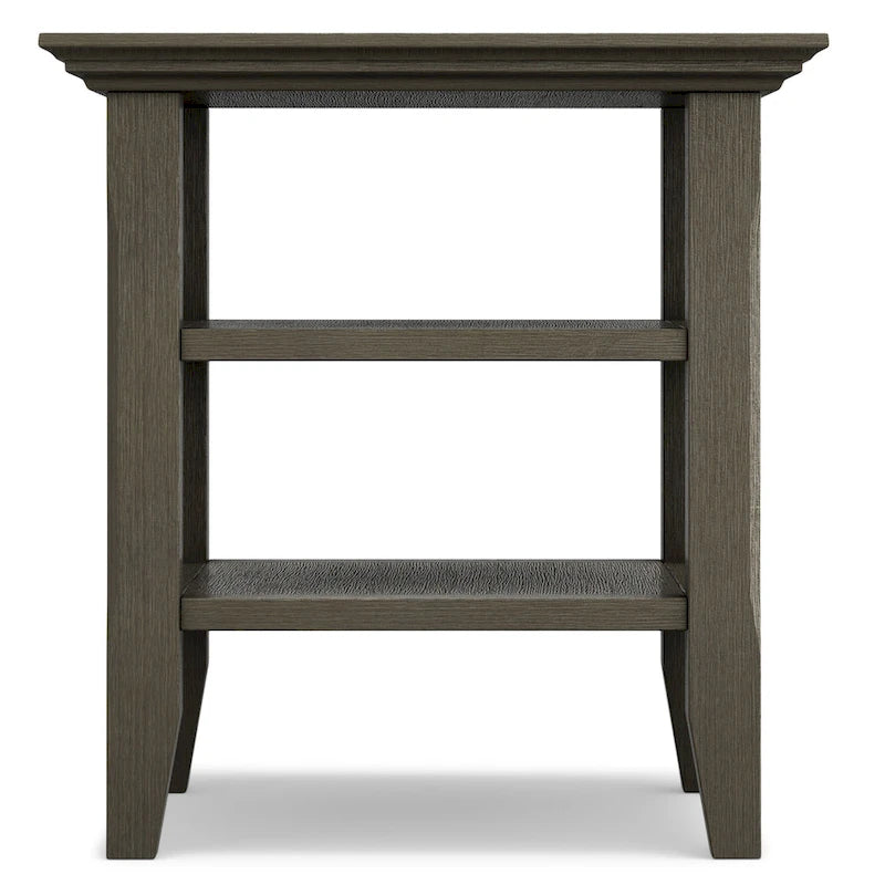 WYNDENHALL Normandy Solid Wood Square Transitional End Table - 19 inch Wide