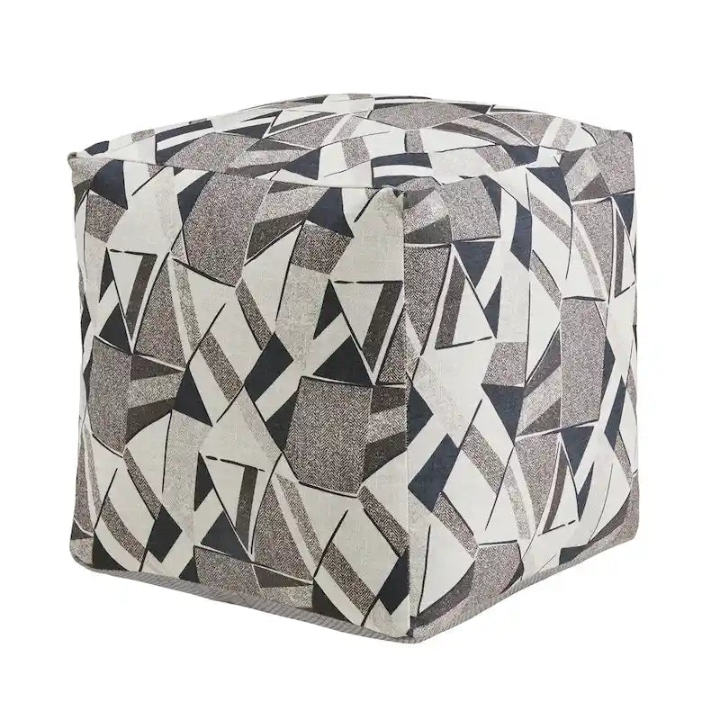 Brunico Upholstered Square Pouf Ottoman by iNSPIRE Q Bold