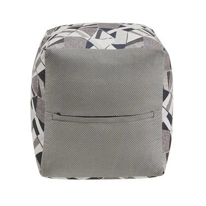 Brunico Upholstered Square Pouf Ottoman by iNSPIRE Q Bold