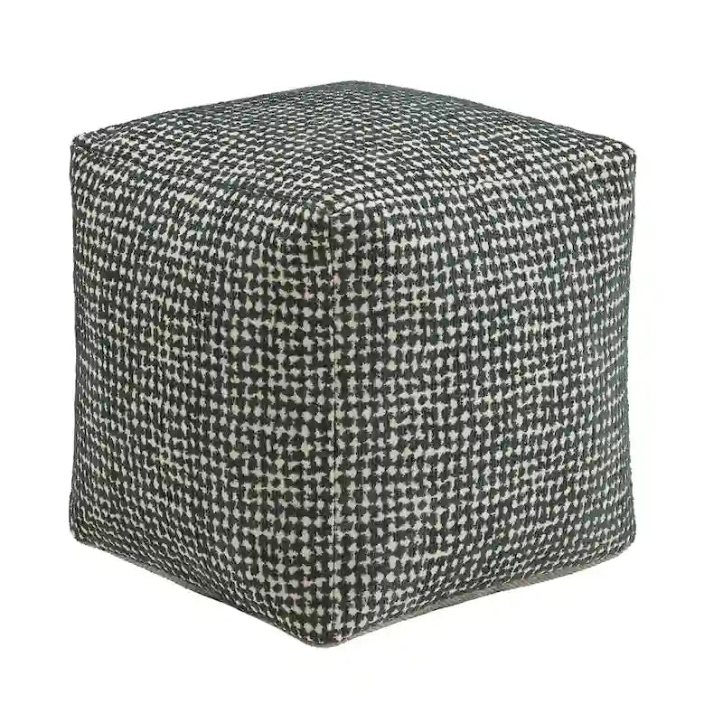 Brunico Upholstered Square Pouf Ottoman by iNSPIRE Q Bold