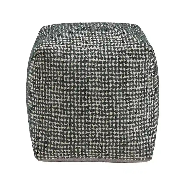 Brunico Upholstered Square Pouf Ottoman by iNSPIRE Q Bold