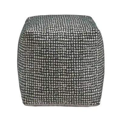 Brunico Upholstered Square Pouf Ottoman by iNSPIRE Q Bold