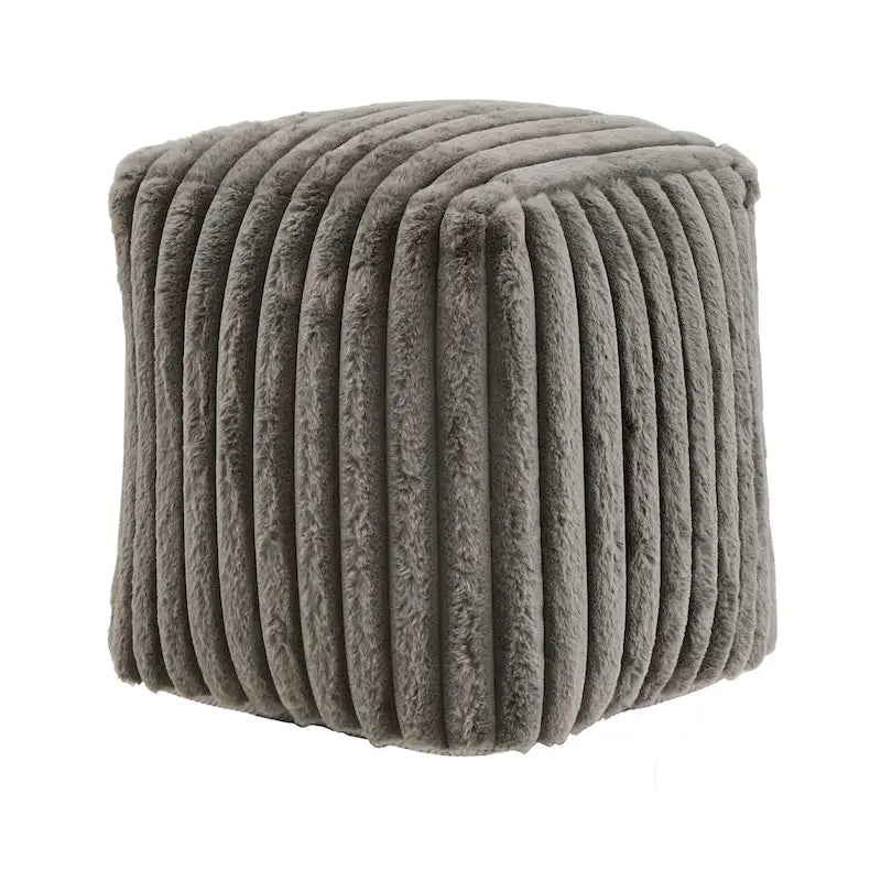 Brunico Upholstered Square Pouf Ottoman by iNSPIRE Q Bold