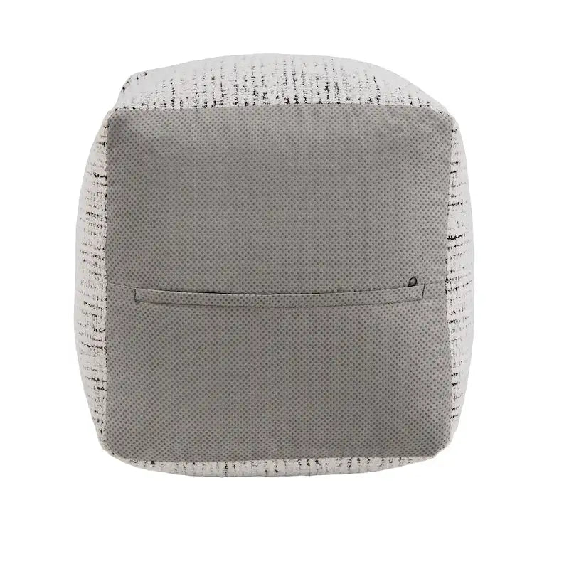 Brunico Upholstered Square Pouf Ottoman by iNSPIRE Q Bold