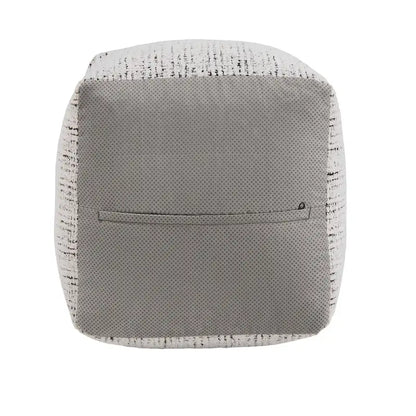 Brunico Upholstered Square Pouf Ottoman by iNSPIRE Q Bold