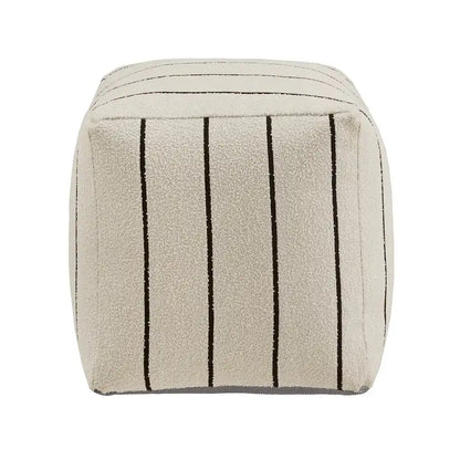 Brunico Upholstered Square Pouf Ottoman by iNSPIRE Q Bold