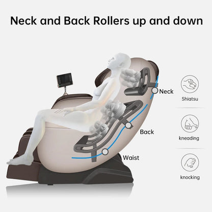 Ukuowu Favor-03 Plus ADV heated Full Body Massage Chair with LCD Screen,Dual-core S Track,APP Control, Zero Gravity Shiatsu