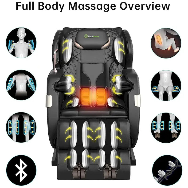 Ukuowu Favor-03 Plus ADV heated Full Body Massage Chair with LCD Screen,Dual-core S Track,APP Control, Zero Gravity Shiatsu