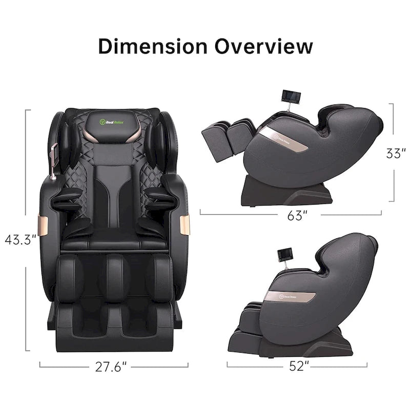 Ukuowu Favor-03 Plus ADV heated Full Body Massage Chair with LCD Screen,Dual-core S Track,APP Control, Zero Gravity Shiatsu