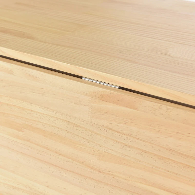 52.7 W Rolling Mobile Kitchen Island with Solid Wood Top and Locking Wheels,Storage Cabinet and Drop Leaf Breakfast Bar