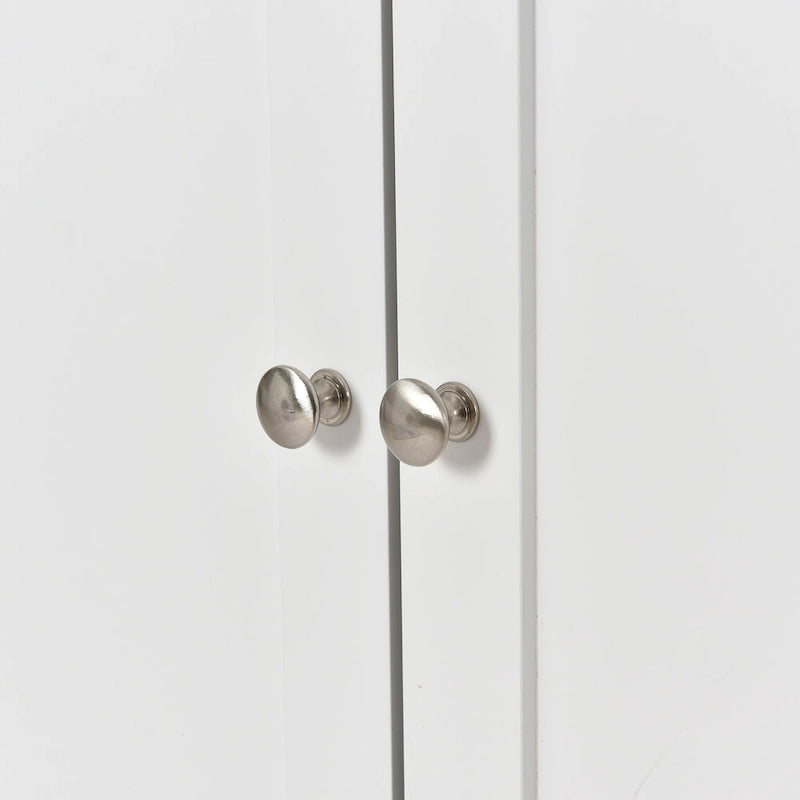 52.7 W Rolling Mobile Kitchen Island with Solid Wood Top and Locking Wheels,Storage Cabinet and Drop Leaf Breakfast Bar