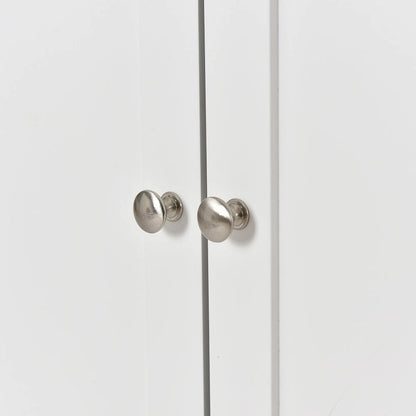 52.7 W Rolling Mobile Kitchen Island with Solid Wood Top and Locking Wheels,Storage Cabinet and Drop Leaf Breakfast Bar