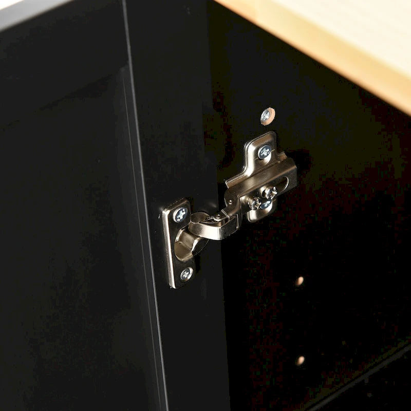 52.7 W Rolling Mobile Kitchen Island with Solid Wood Top and Locking Wheels,Storage Cabinet and Drop Leaf Breakfast Bar