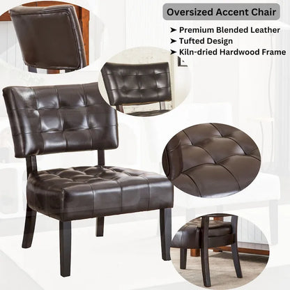 Porch & Den McRee Tufted Slipper Oversize Chair