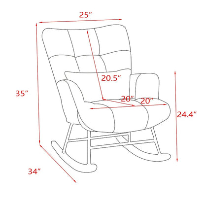 Upholstered Rocking Chair