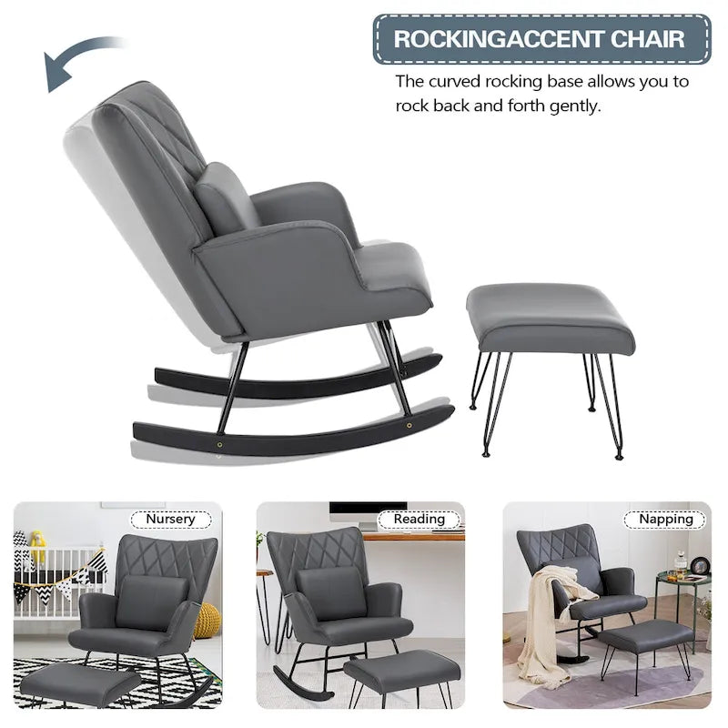 Upholstered Rocking Chair