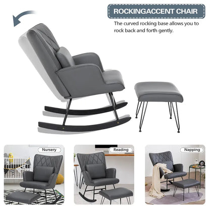 Upholstered Rocking Chair