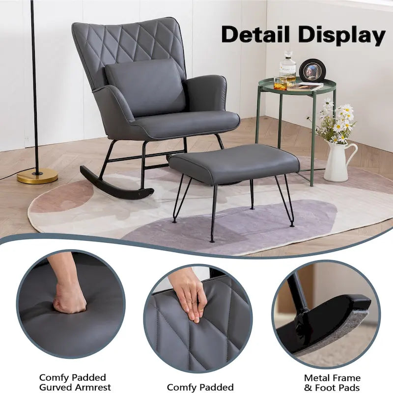 Upholstered Rocking Chair