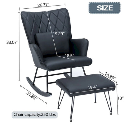 Upholstered Rocking Chair