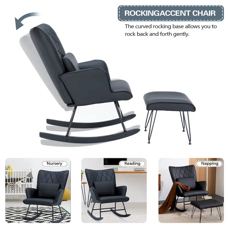 Upholstered Rocking Chair