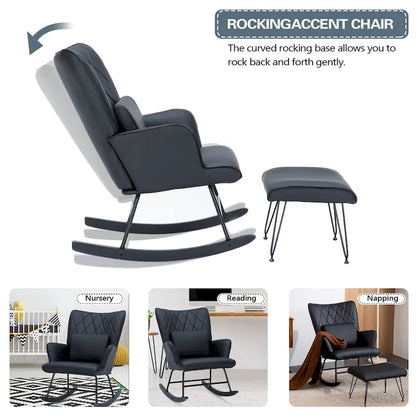 Upholstered Rocking Chair