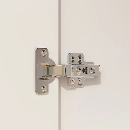 70. H x 47.2 W Wardrobe Cabinet Armoire Three Doors In White Closet