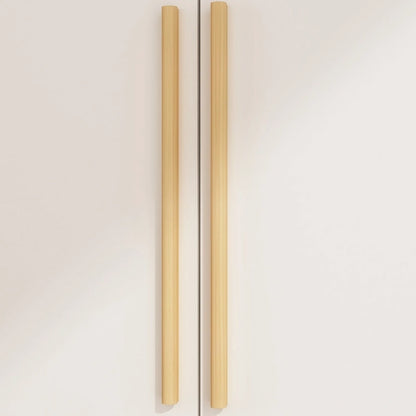 70. H x 47.2 W Wardrobe Cabinet Armoire Three Doors In White Closet