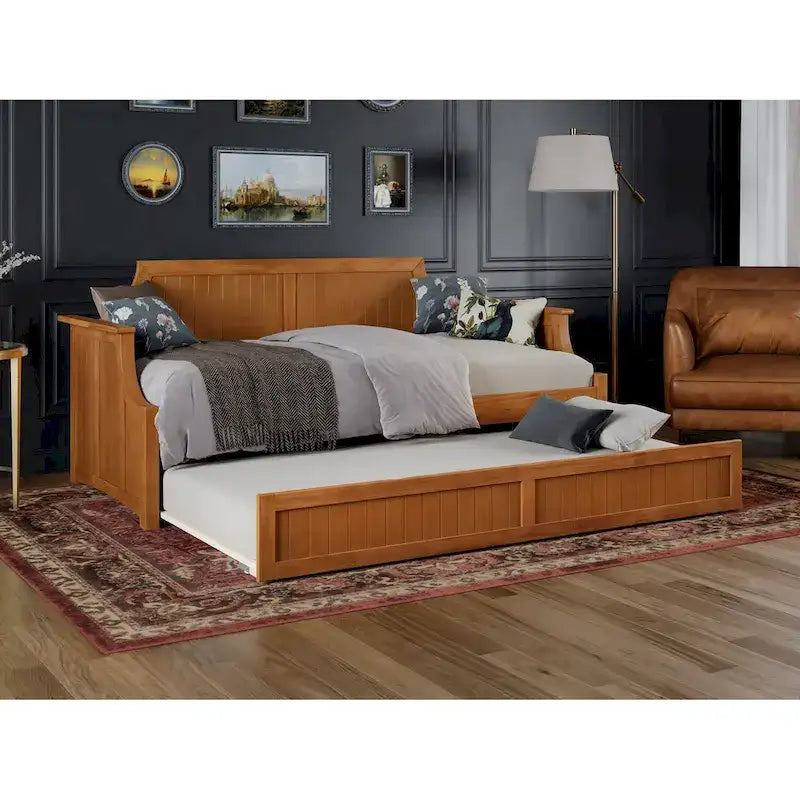 Cambridge Twin Wood Daybed with Twin Size Trundle