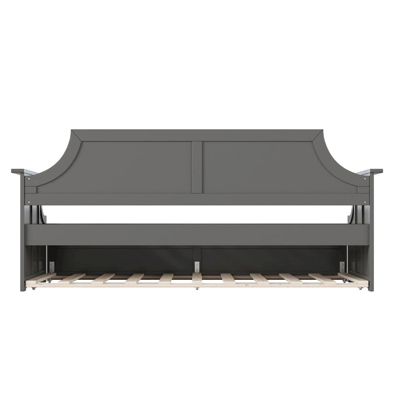 Cambridge Twin Wood Daybed with Twin Size Trundle