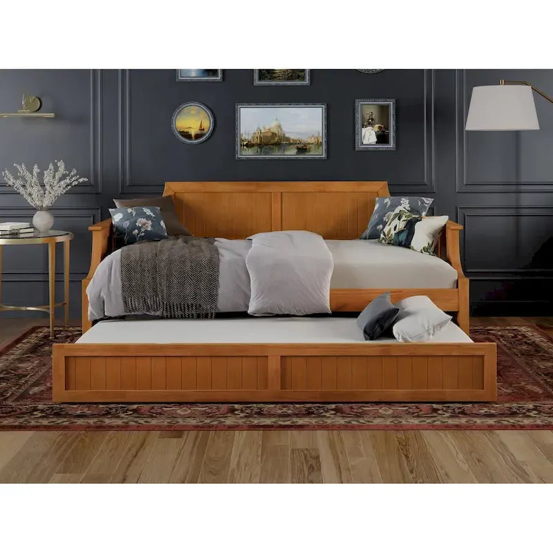 Cambridge Twin Wood Daybed with Twin Size Trundle