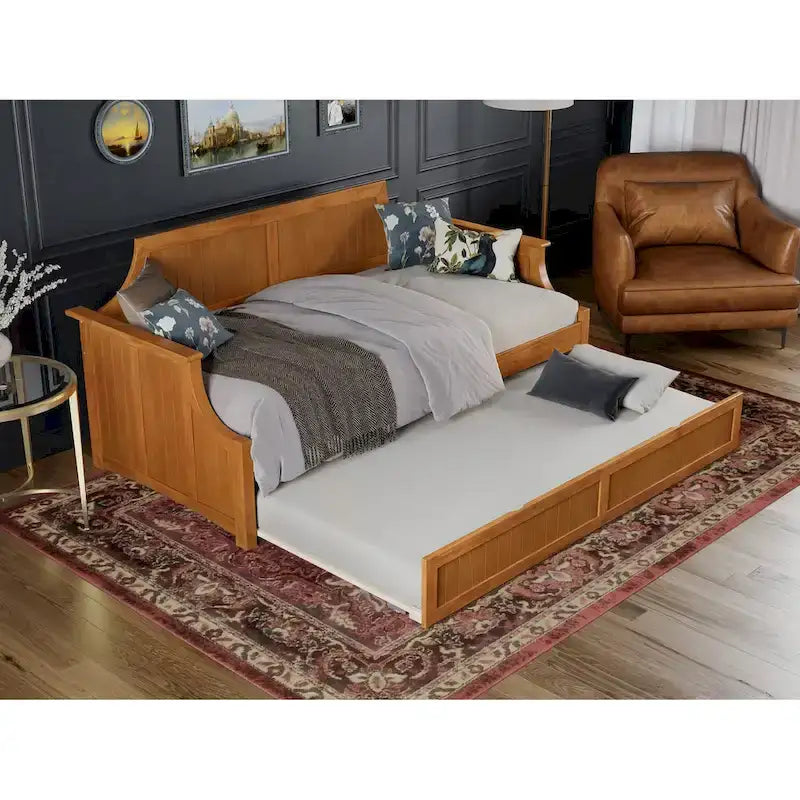 Cambridge Twin Wood Daybed with Twin Size Trundle