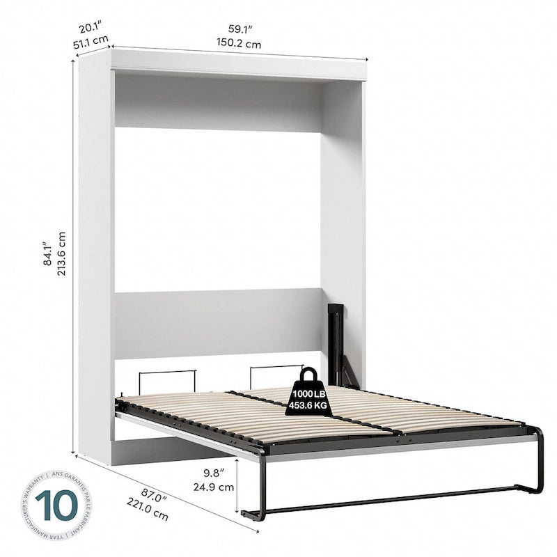 Edge 60W Full Murphy Bed by Bestar
