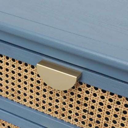 Nightstands with 2 drawers, rattan nightstands, drawers and shelves