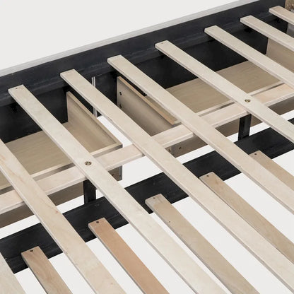 Queen Size Bed with Twin XL Size Trundle