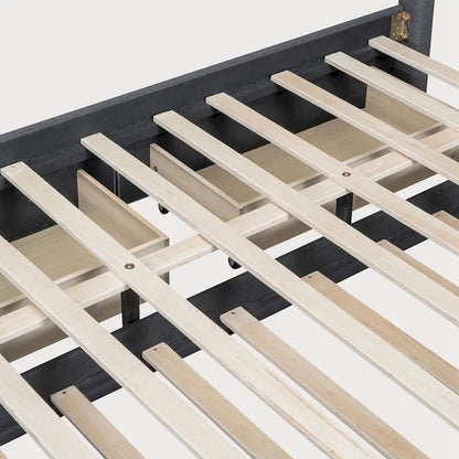 Queen Size Bed with Twin XL Size Trundle