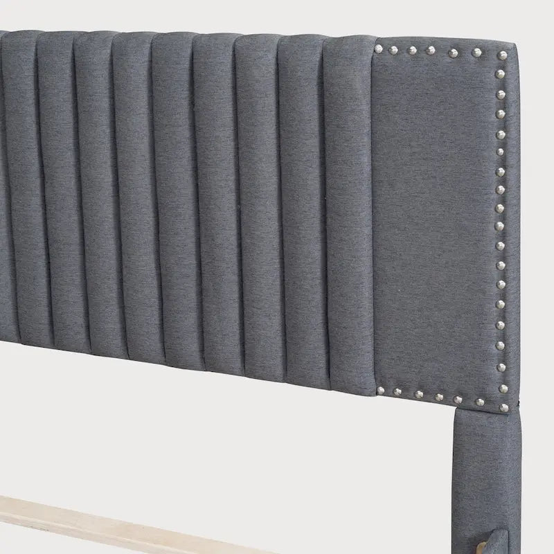 Queen Size Bed with Twin XL Size Trundle