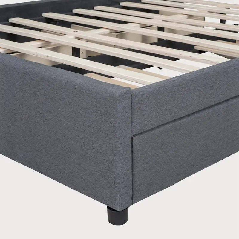 Queen Size Bed with Twin XL Size Trundle