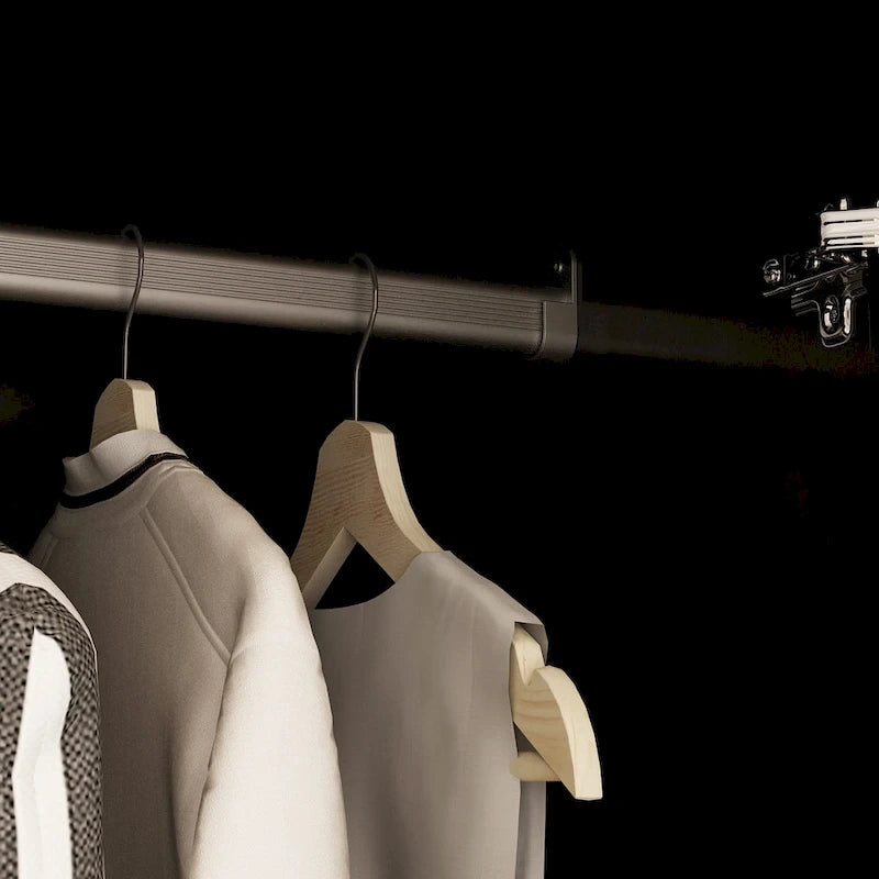 Timechee Armoire Wardrobes With Mirror And Hanging