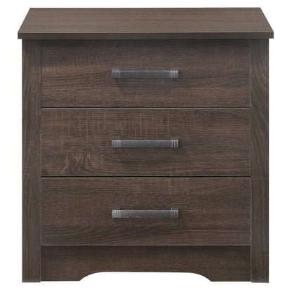Hudson 3-drawer Nightstand