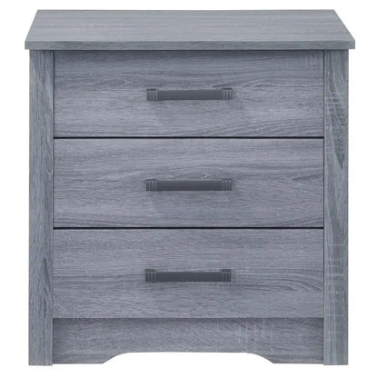 Hudson 3-drawer Nightstand