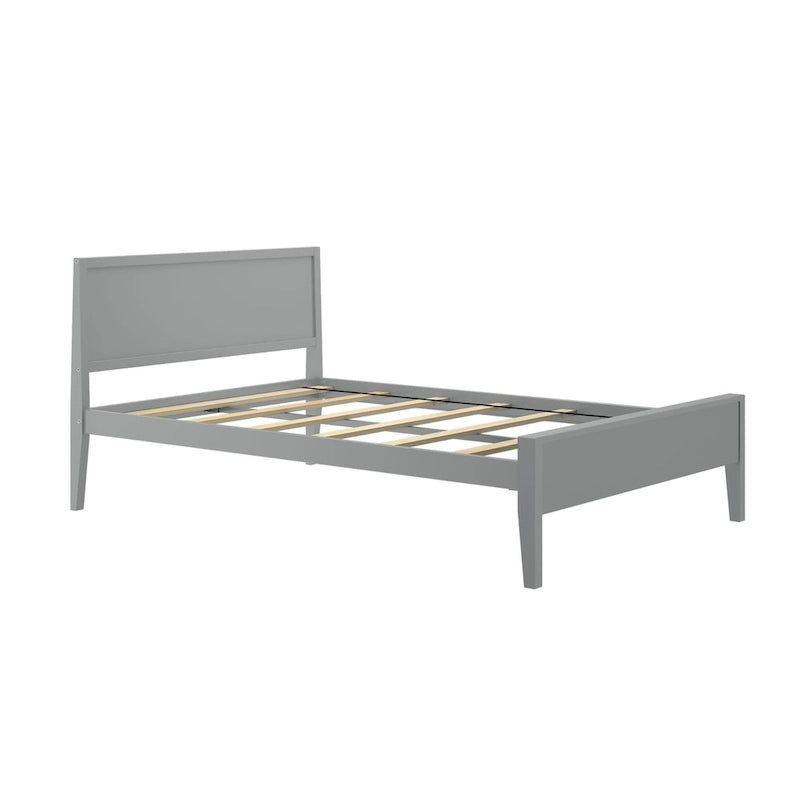 Plank and Beam Full-Size Bed with Panel Headboard