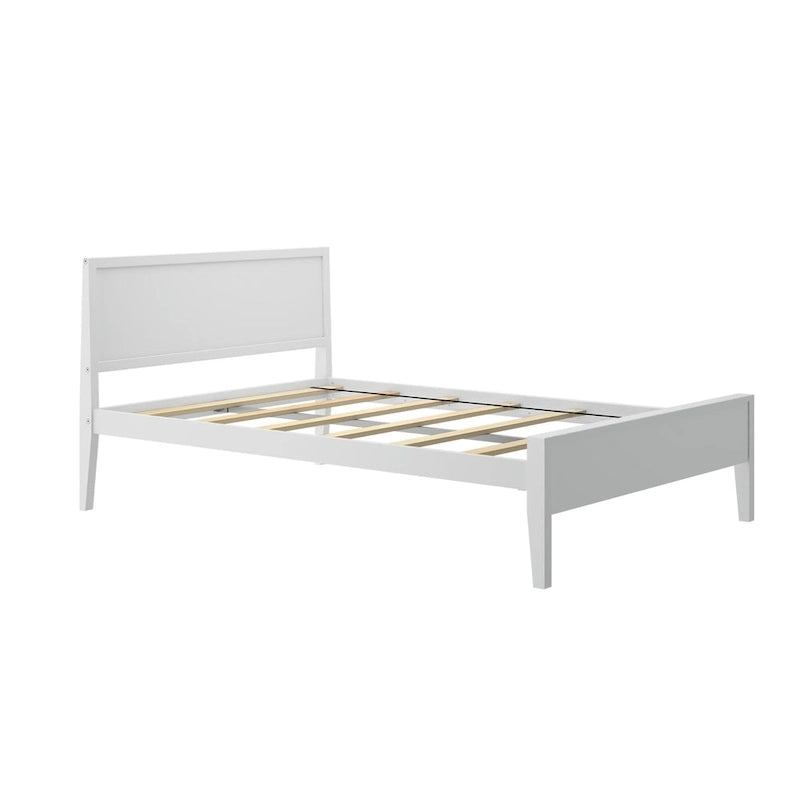 Plank and Beam Full-Size Bed with Panel Headboard