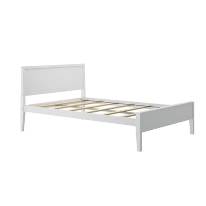 Plank and Beam Full-Size Bed with Panel Headboard