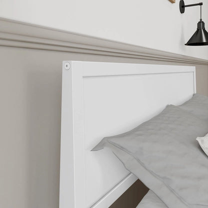 Plank and Beam Full-Size Bed with Panel Headboard