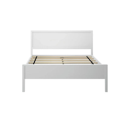 Plank and Beam Full-Size Bed with Panel Headboard