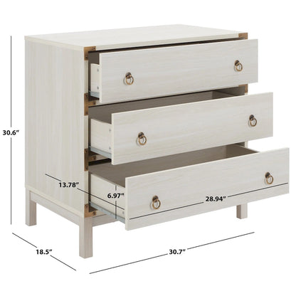 SAFAVIEH Dema 3-Drawer Chest