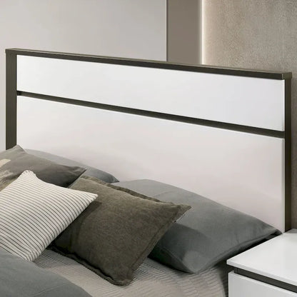 Furniture of America Conjira Modern White 2-Drawer Platform Bed