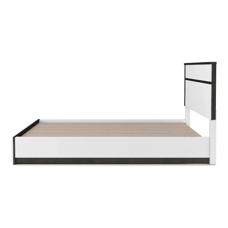 Furniture of America Conjira Modern White 2-Drawer Platform Bed