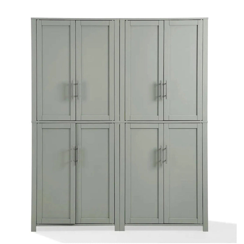 Crosley Savannah 6-shelf Pantry Storage Cabinets (Set of 2) - 56 w x15 d x 67 h