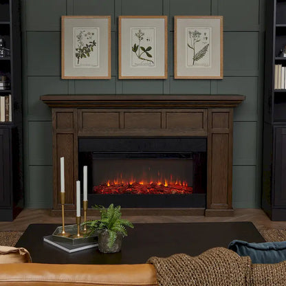 Alcott 75 Landscape Electric Fireplace by Real Flame